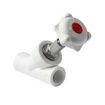 Вентили прямоточные ПП 45гр. DN 20-32 PN 25 муфта-муфта белые Pro Aqua купить в Ярославле | "Проконсим"