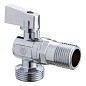 Кран латунный шаровой угловой MVI BV.463 DN 15-20 PN 10 штуцер бабочка купить в Ярославле | "Проконсим"