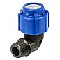 Угольник (отвод) компрессионный PN 16 для ПЭ DN 20-1/2'' обжимное-штуцер купить в Ярославле | "Проконсим"