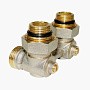 Узел нижнего подключения Vekotrim DN 15 PN 10 угловой двухтрубный 15-3/4'' с ниппелем, штуцер купить в Ярославле | "Проконсим"