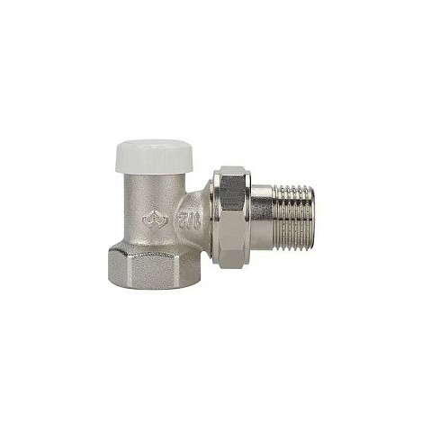 Клапан радиаторный VARMEGA VM10201 DN15 PN10 угловой настроечный G-1/2'' муфта-штуцер купить в Ярославле | "Проконсим"