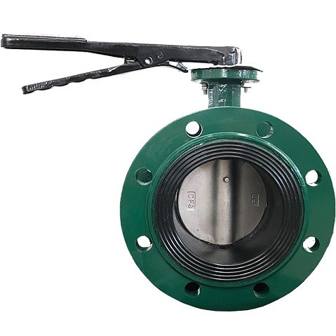 Затворы чугунные дисковые DN 50-150 PN 16 фланцевые с чугунным диском рычаг GALA Тип.2123-G купить в Ярославле | "Проконсим"