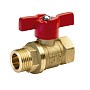 Краны латунные шаровые 11Б27п1 DN 15-25 PN 40 бабочка муфта-штуцер БАЗ Standart купить в Ярославле | "Проконсим"