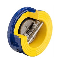 Клапаны обратные 2-створчатые DN 50-150 PN 16  чугунные створки межфланцевые Zetkama zCHE.407A купить в Ярославле | "Проконсим"