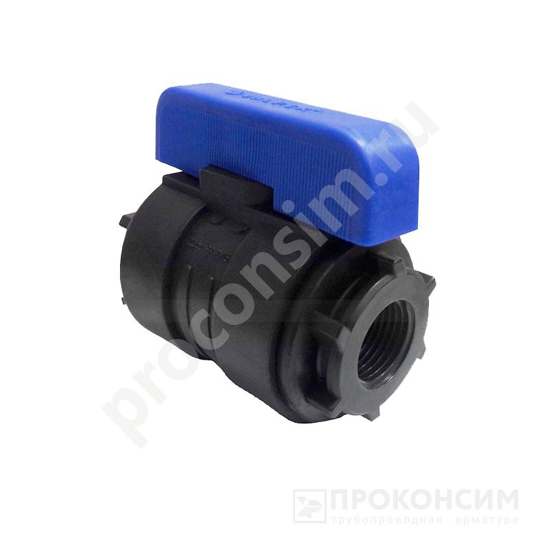 Цена 240 рублей с НДС.  Ожидается пополнение. Кран шаровой компрессионный Valfex DN-26 PN-16, G-1''x3/4'', ВР-ВР (930021232) со склада Проконсим в Ярославле
