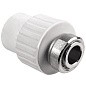 Муфта комбинированная ПП 20-3/4'' PN 25 с накидной гайкой белая РТП 10697 купить в Ярославле | "Проконсим"