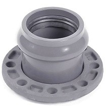 Патрубки НПВХ раструбные SDR26 DN 90-315 PN 10 с металлическим фланецем Хемкор купить в Ярославле | "Проконсим"
