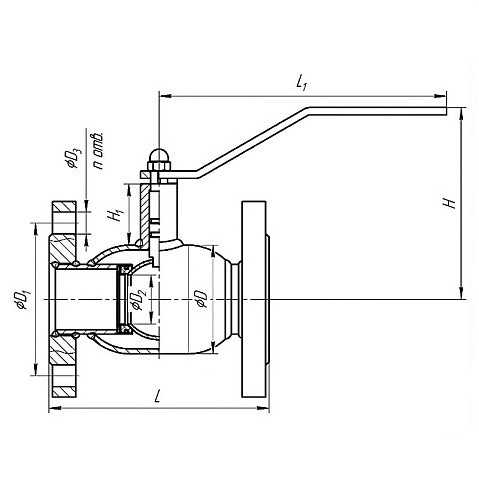 Краны стальные шаровые DN 50-100 PN 16-40 фланцевые под задвижку рычаг Temper купить в Ярославле | "Проконсим" Краны стальные шаровые DN 50-100 PN 16-40 фланцевые под задвижку рычаг Temper купить в Ярославле | "Проконсим"
