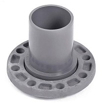 Патрубки НПВХ гладкие SDR26 DN 90-315 PN 10 с металлическим фланецем Хемкор купить в Ярославле | "Проконсим"