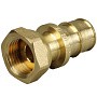 Муфты латунные для PEX труб DN 16-50 PN 10 под надвижную гильзу OP с накидной гайкой ONE PLUS купить в Ярославле | "Проконсим"