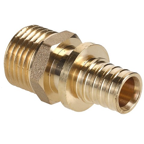 Муфта соединительная для PEX труб 16-3/4'' PN 10 с наружной резьбой под надвижную гильзу Hipex типS HFWS00044 купить в Ярославле | "Проконсим"