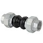 Компенсатор EPDM с оцинкованными чугунными резьбовыми патрубками DN 15 PN 16 Рашворк 505-015-16 купить в Ярославле | "Проконсим"