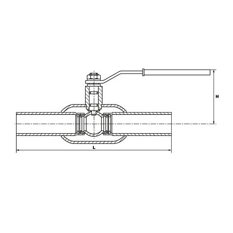 Краны стальные шаровые цельносварные DN 15-200 PN 25-40 приварные рычаг PR купить в Ярославле | "Проконсим" Краны стальные шаровые цельносварные DN 15-200 PN 25-40 приварные рычаг PR купить в Ярославле | "Проконсим"
