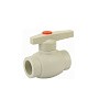Краны шаровые ПП DN 20-63 PN 25 с металлическим шаром серые Valfex купить в Ярославле | "Проконсим"