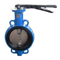 Затворы поворотные дисковые DN 32-300 PN 16 межфланцевые с чугунным диском рычаг Seagull купить в Ярославле | "Проконсим"