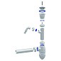 Сифон для умывальника Unicorn А310V, 40х40 прямой отвод, 1 1/2'' х40 чаша из нержавеющей стали с отводом для стиральной машины купить в Ярославле | "Проконсим"