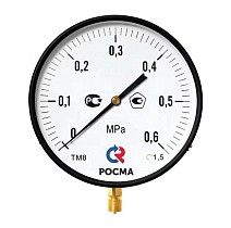Манометры ТМ-810Р.00 котловый, 250мм, M20x1,5, радиальные РСМ купить в Ярославле | "Проконсим"