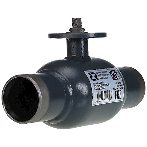 Кран стальной шаровой цельносварной DN 125-100 PN 25 стандартнопроходной приварной 315мм под электропривод RJIP-WW РИДАН 065N0147R купить в Ярославле | "Проконсим"