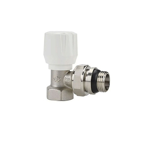 Клапан радиаторный VARMEGA VM10011 DN15 PN10 угловой G-1/2'' с уплотнением муфта-штуцер купить в Ярославле | "Проконсим"