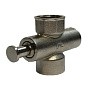 Кран латунный кнопочный КММ DN 15 PN 16 под манометр G1/2''-М20х1,5 без контрольного фланца муфта-муфта без рычага Пензапромарматура купить в Ярославле | "Проконсим"