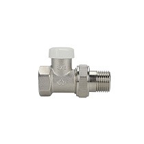Клапан радиат. настроечный DN 15x20 PN 10 прямые евроконус 1/2х3/4'' под шестигранник c наружной резьбой VARMEGA купить в Ярославле | "Проконсим"