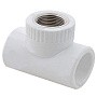 Тройник комбинированный ПП 32-1/2'' PN 25 с внутренней резьбой белый РТП 10748