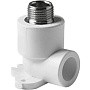 Угольник установочный ПП 20-1/2'' PN 25 с наружной резьбой белый Pro Aqua PA28108P купить в Ярославле | "Проконсим"