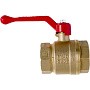 Кран латунный шаровой 11Б27фт1М DN 20 PN 40 рычаг муфта-муфта Valfex.214 DeltaPro купить в Ярославле | "Проконсим"
