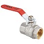 Кран латунный шаровой MVI BV.511 DN 20 PN 40 никелированный полнопроходной муфта-муфта рычаг купить в Ярославле | "Проконсим"