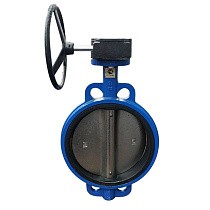 Затворы поворотные дисковые DN 150-600 PN 10-16 межфланцевые с редуктором купить в Ярославле | "Проконсим"