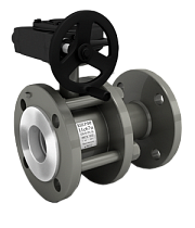 Краны стальные шаровые разборные 11с67п DN 50-150 PN 16 полнопроходные фланцевые под задвижку с редуктором LD купить в Ярославле | "Проконсим"