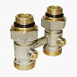 Узел нижнего подключения Vekotrim DN 15 PN 10 прямой двухтрубный 15-3/4'' с ниппелем, штуцер купить в Ярославле | "Проконсим"
