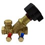 Клапан балансировочный STAD.BY-1-25, DN 25 PN 16 наклонный, латунный Kv 8,40 м3/ч с измерительными ниппелями, дренажный купить в Ярославле | "Проконсим"