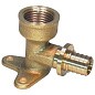 Угольник латунный (водорозетка) для PEX труб 16-1/2'' с внутренней резьбой под надвижную гильзу Hipex типS HFWS00055 купить в Ярославле | "Проконсим"