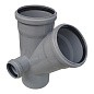 Крестовина ПП для канализации косая 45гр. DN 110-110-50 с уплотнительным кольцом РТП купить в Ярославле | "Проконсим"