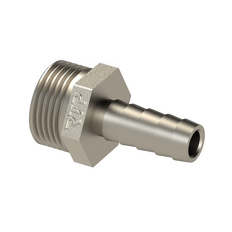 Штуцер никелированный DN 20 PN 40 НР3/4'' с ершом под шланг d20мм прямой купить в Ярославле | «Проконсим»