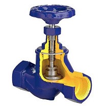 Клапаны запорные DN 10-50 PN 16 чугунные муфтовые Zetkama zGLO.201A купить в Ярославле | "Проконсим"