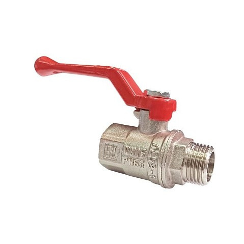 Кран латунный шаровой Valfex Premium.214.NR1.012 усиленный Н 11Б27фт1М DN 15 PN 63 никелированный рычаг муфта-штуцер купить в Ярославле | "Проконсим"