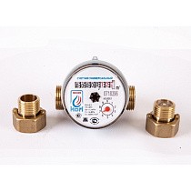 Счетчики горячей воды СВ DN 15-20 PN 16 до 90гр. муфтовые с обратным клапаном ЭКО НОМ купить в Ярославле | "Проконсим"