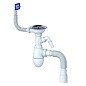 Сифон для мойки Unicorn В435V, 40х50 гибкий отвод, 3 1/2'' х40 с отводом для стиральной машины, прямоугольный перелив купить в Ярославле | "Проконсим"