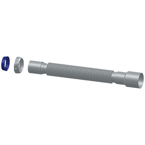 Труба гофрированная Unicorn D85, 40х50 гибкий отвод, 1 1/2'' х40 с уплотнительным кольцом, 800мм купить в Ярославле | "Проконсим"