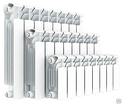  Радиатор биметаллический 20 секц, ширина 1600мм, RIFAR  2780Вт подк. боковое (930350039) со склада Проконсим в Ярославле