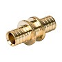 Муфта латунная для PEX-PEX труб 25-25 PN 16 под надвижную гильзу MVI SF.422.06