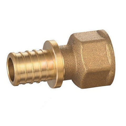 Муфта латунная для PEX DN 16- ВР 3/4'' под надвижную гильзу PLP купить в Ярославле | "Проконсим"