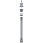 Сифон гофрированный Unicorn D240Р, 40х50 гибкий отвод, 1 1/2'' х40 пластиковая чашка, 1500мм купить в Ярославле | "Проконсим"
