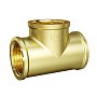 Тройник латунный DN 25-20-25 PN 40 муфта-муфта-муфта переходный LD Pride