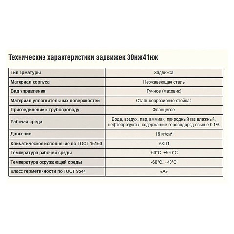 Задвижка стальная 30нж41нж DN 250 PN 16 класс ''А'' исполнение УХЛ1, L=450мм САЗ АВАНГАРД купить в Ярославле | "Проконсим"