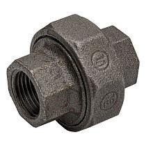 Американки чугунные DN 15-50 PN 16 муфта-муфта с плоской прокладкой Fittex Plus купить в Ярославле | "Проконсим"
