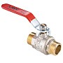 Кран латунный шаровой MVI BV.516 DN 15 PN 40 никелированный полнопроходной штуцер-штуцер рычаг купить в Ярославле | "Проконсим"