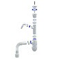 Сифон для мойки Unicorn В320VР, 40х50 гибкий отвод, 1 1/2'' х40 пластиковая чаша с отводом для стиральной машины купить в Ярославле | "Проконсим"